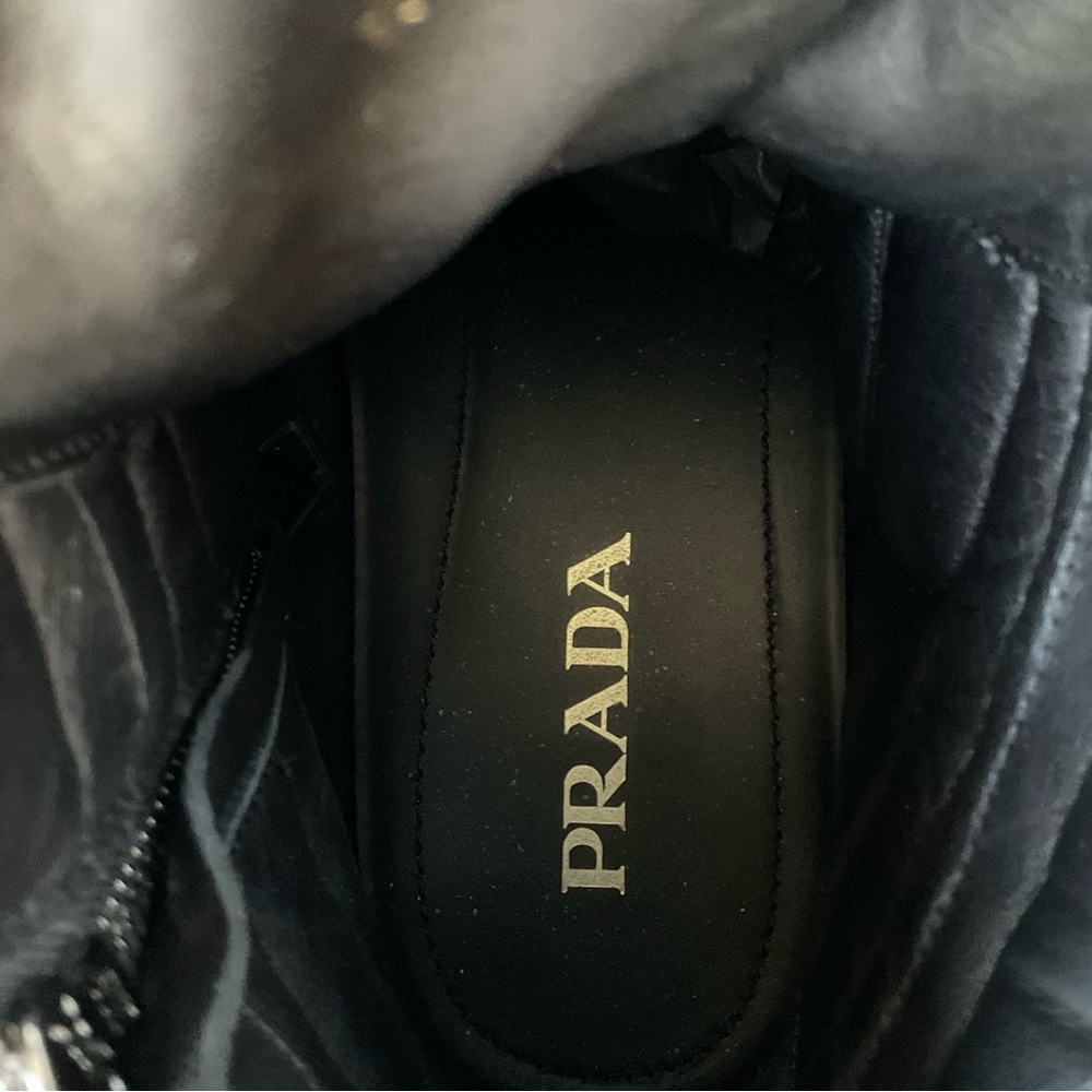 Prada ‘Levitate’ Quilted Sneaker- Black Leather - Picture 10 of 13